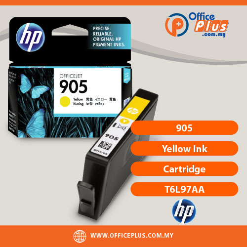 HP_905_Yellow_Ink_Cartridge_T6L97AA - OfficePlus HP 905 Yellow Original Ink Cartridge T6L97AA - OfficePlus Wholesale / Bulk Price Office Supplies (Ink & Toner)
