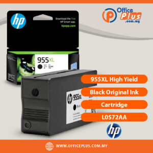 HP 955XL High Yield Black Original Ink Cartridge L0S72AA - OfficePlus Malaysia Online B2B Office Supplies (Ink & Toner)