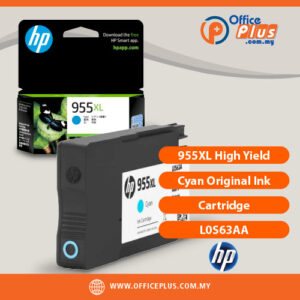 HP 955XL High Yield Cyan Original Ink Cartridge L0S63AA for HP OfficeJet Pro printers - OfficePlus Wholesale / Bulk Price Office Supplies (Ink & Toner)