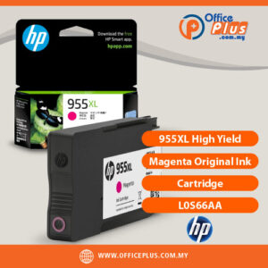 HP 955XL High Yield Magenta Original Ink Cartridge L0S66AA - OfficePlus Malaysia Online B2B Office Supplies (Ink & Toner)