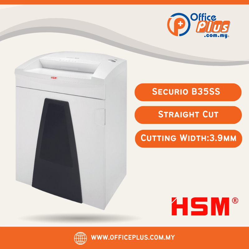 HSMPaperShredderSecurioB35SS