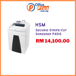 HSM Securio Strips-Cut Shredder P40iS - OfficePlus