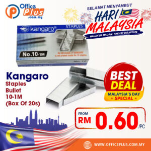 Kangaro Staples Bullet 10-1M Box of 20's – OfficePlus Wholesale / Bulk Price Office Supplies (Staplers / Staples)