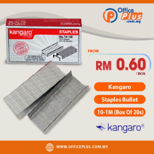 Kangaro Staples Bullet 10-1M Box of 20's Malaysia – OfficePlus
