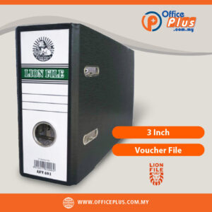 Lion 3 Inch Voucher File for Filing Vouchers Small Documents Office Filing Storage Malaysia - OfficePlus Malaysia Online B2B Office Supplies (Arch File)