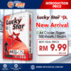 Lucky Star Red A4 Plain White Copier Paper 75gsm (500 Sheets) - Malaysia Bulk A4 Paper Supplier