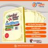 Lucky Star A4 160gsm gold stamping certificate paper with elegant hot stamping border designs, 100 sheets pack for corporate awards and office use in Malaysia - OfficePlus Malaysia Online B2B Office Supplies (Certificate)