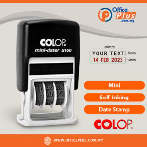 COLOP S160 5x25mm Rectangle Self Inking Stamp Malaysia - OfficePlus Malaysia Online B2B Office Supplies (Rubber Stamp & Ink)