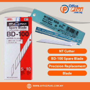 NT CUTTER SPARE BLADE - BD-100 - OfficePlus