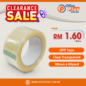 OPP Tape Clear Transparent Tape - OfficePlus Wholesale / Bulk Price Office Supplies (Tape & Tape Dispensers)