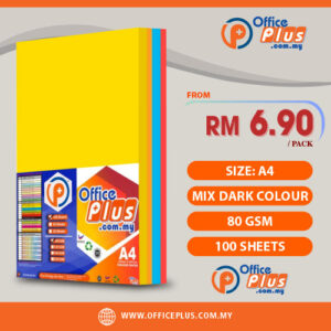 OP Mix Dark Colour A4 Paper 80gsm 100 Sheets - OfficePlus Malaysia Online B2B supplier