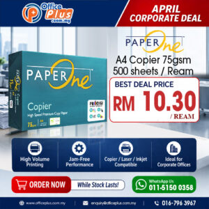 PaperOne A4 copier paper 75gsm 500sheet Bulk Supply Klang Valley Malaysia