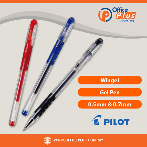 Pilot_Wingel_Gel_Pen_0.5mm__0.7mm-OfficePlus Malaysia Pilot Wingel Gel Pen 0.5mm and 0.7mm smooth writing ink pen for office use corporate stationery - OfficePlus Malaysia Online B2B Office Supplies (Pen)