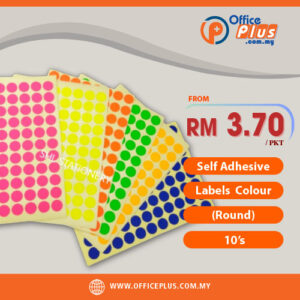 UNI Classic Self Adhesive Labels (Round) - OfficePlus