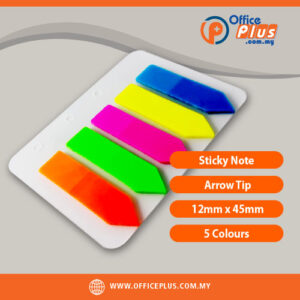 Sticky Note Arrow Tip 12mm x 45mm (5 Colours ) - OfficePlus Malaysia Online B2B Office Supplies (Sticky Notes)