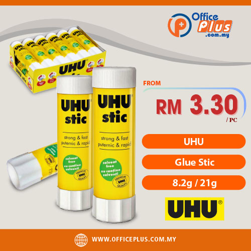 UHU Glue Stic 8.2g-21g-OfficePlus-500x500pxl-28-12-2023 UHU Glue Stic 8.2g / 21g Officeplus - Malaysia Online office stationery supply