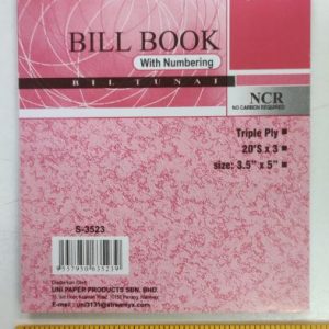 UNI Bill Book 3 PLY  NCR 3.5" x 5" SB-3523 - OfficePlus
