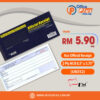 UNI Ace Official Receipt 2 Ply NCR 8.5" x 3.75" U8352 - OfficePlus