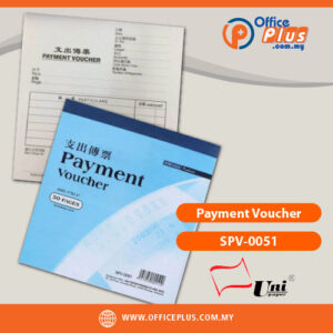 UNI Payment Voucher SPV-0051 7x7.5 Inch 50 Pages 1-Ply Accounting Pad – OfficePlus Wholesale / Bulk Price Office Supplies (Paper Products)