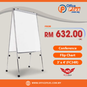 WriteBest Conference Flip Chart 3x4 FC34R - OfficePlus