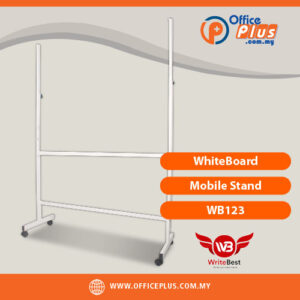 WriteBest Whiteboard Mobile Stand WB123 adjustable portable whiteboard stand - OfficePlus Wholesale / Bulk Price Office Supplies (Whiteboard Boards / Notice Board / Flip Chart)