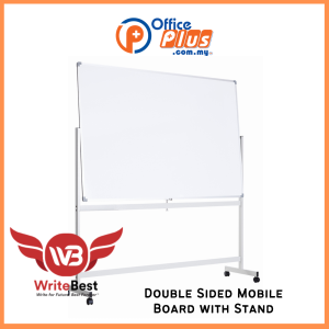 Double Sided Mobile Board with Stand - OfficePlus