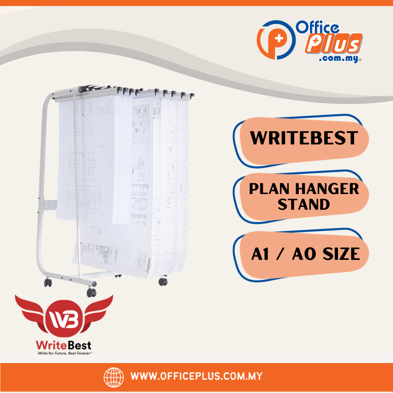 WritebestPlanHangerStandPHS188_FrontLoading Plan Hanger Stand PHS188 (Front Loading) - OfficePlus