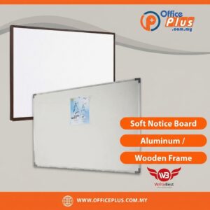 WriteBest Soft notice board aluminum frame - OfficePlus Wholesale / Bulk Price Office Supplies (Whiteboard Boards / Notice Board / Flip Chart)