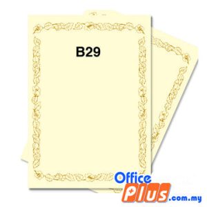 Lucky Star A4 Gold Stamping Certificate 160gsm - 100 sheets - OfficePlus
