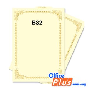 Lucky Star A4 Gold Stamping Certificate 160gsm - 100 sheets - OfficePlus