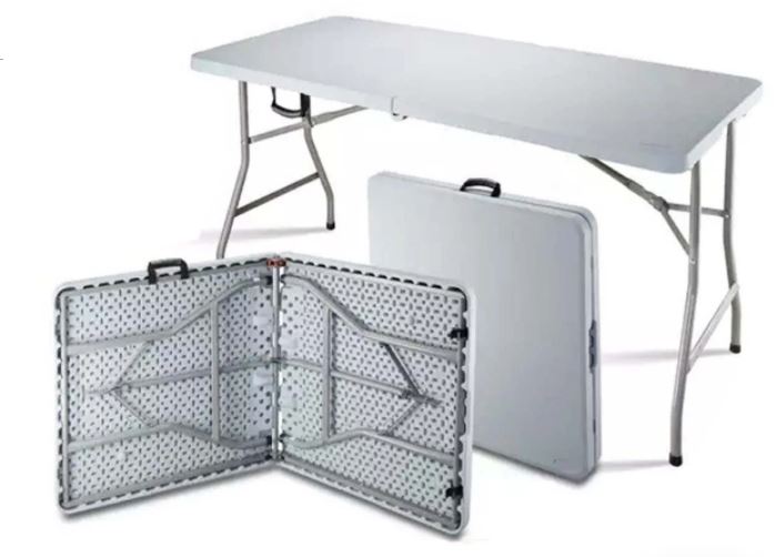 dad_f7490056-10b0-4e73-aa73-96a80a0d2886 5ft Multifunctional 2-Way Portable Foldable Folding Table - OfficePlus