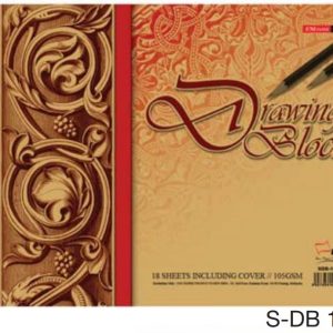 UNI DRAWING BLOCK KRAFT COVER 18'S - 105GSM (DB-1058) - OfficePlus