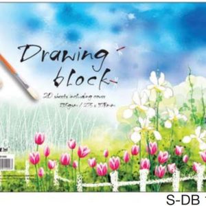 UNI 11” x 15” DRAWING BLOCK KRAFT COVER 20'S - 135GSM (DB-1400) - OfficePlus