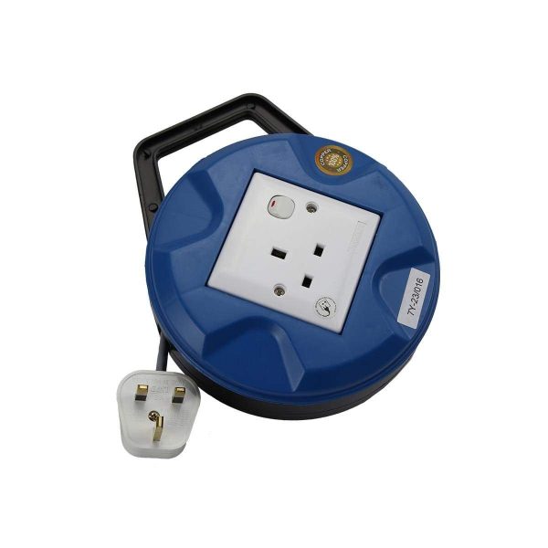 LWD 30FT Extention Cable Reel 23/016 (Y) AACBS2310 - OfficePlus
