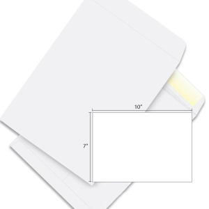 Butterfly White Envelope – 7″ x 10″ 500’s/Box - OfficePlus
