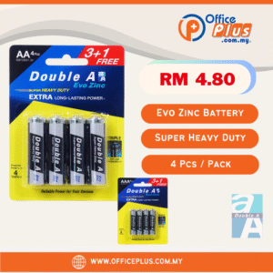 Double A Super Heavy Duty Evo Zinc Battery
