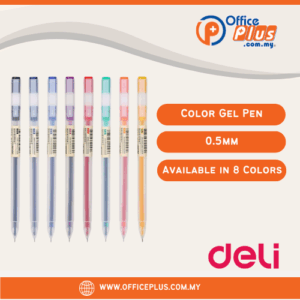 Deli Smooth Writing Color Gel Pen A119 | Buy Online Malaysia