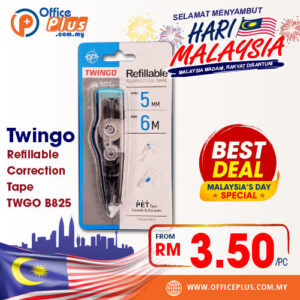 Twingo TWGO B825 refillable correction tape for office use - OfficePlus Wholesale / Bulk Price Office Supplies (Correction)