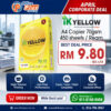IK Yellow A4 Copier Paper 70gsm 450 Sheets ream Bulk A4 Paper Supplier Malaysia
