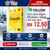 IK Yellow A4 Copier Paper 80gsm 500 Sheets ream Malaysia IK Yellow A4 Paper Supplier Malaysia