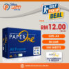 PaperOne A4 paper 80gsm 500 sheets premium copier paper Malaysia