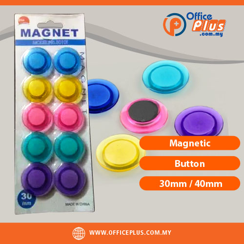 Magnetic_Button_30mm-_40mm-Stationery - OfficePlus Magnetic Button 30mm and 40mm for Office Planning Malaysia - OfficePlus Wholesale / Bulk Price Office Supplies (Magnetic Button)