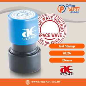 AE Gel Stamp AE26 26mm Custom Office Rubber Stamp Malaysia - OfficePlus Malaysia Online B2B Office Supplies (Rubber Stamp & Ink)