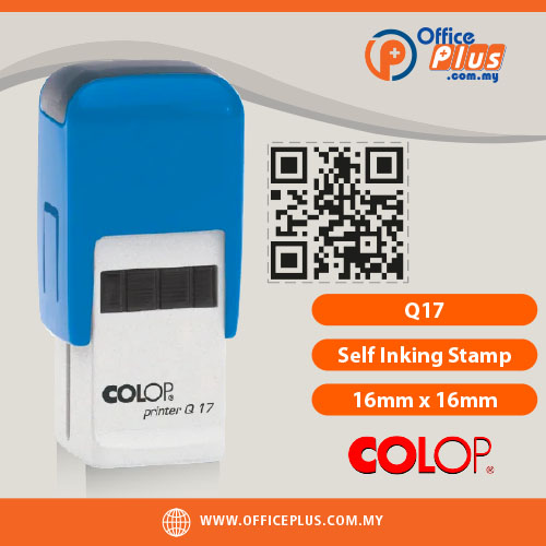 COLOP_Q17_Self_Inking_Stamp_16x16mm - OfficePlus Malaysia COLOP Q17 16x16mm Square Self Inking Rubber Stamp Malaysia - OfficePlus Malaysia Online B2B Office Supplies (Rubber Stamp & Ink)