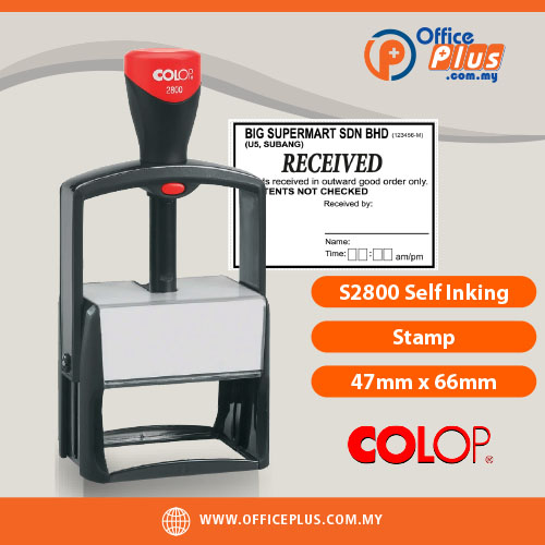 COLOP_S2800_Self_Inking_Stamp_47x66mm - OfficePlus Malaysia COLOP S2800 47x66mm Rectangle Self Inking Stamp Malaysia - OfficePlus Malaysia Online B2B Office Supplies (Rubber Stamp & Ink)