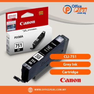 Canon CLI-751 Grey Ink Cartridge - genuine printer ink for Canon PIXMA inkjet printers - OfficePlus Wholesale / Bulk Price Office Supplies (Ink & Toner)