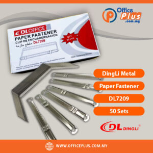 DingLi Metal Paper Fastener DL7209 50 sets box for office filing - OfficePlus Wholesale / Bulk Price Office Supplies (Filing)