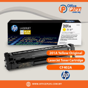 HP 201A CF402A Yellow Original LaserJet Toner Cartridge for HP Color LaserJet Pro M252 and M277 Series Printers - OfficePlus Malaysia Online B2B Office Supplies (Ink & Toner)