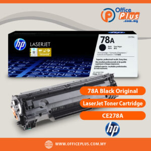 HP 78A CE278A Black Original LaserJet Toner Cartridge for HP LaserJet Pro P1536, P1606 and M1536 Printers - OfficePlus Malaysia Online B2B Office Supplies (Ink & Toner)