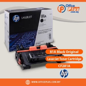 HP 81A CF281A Black Original LaserJet Toner Cartridge 10500 Pages - OfficePlus Malaysia Online B2B Office Supplies (Ink & Toner)